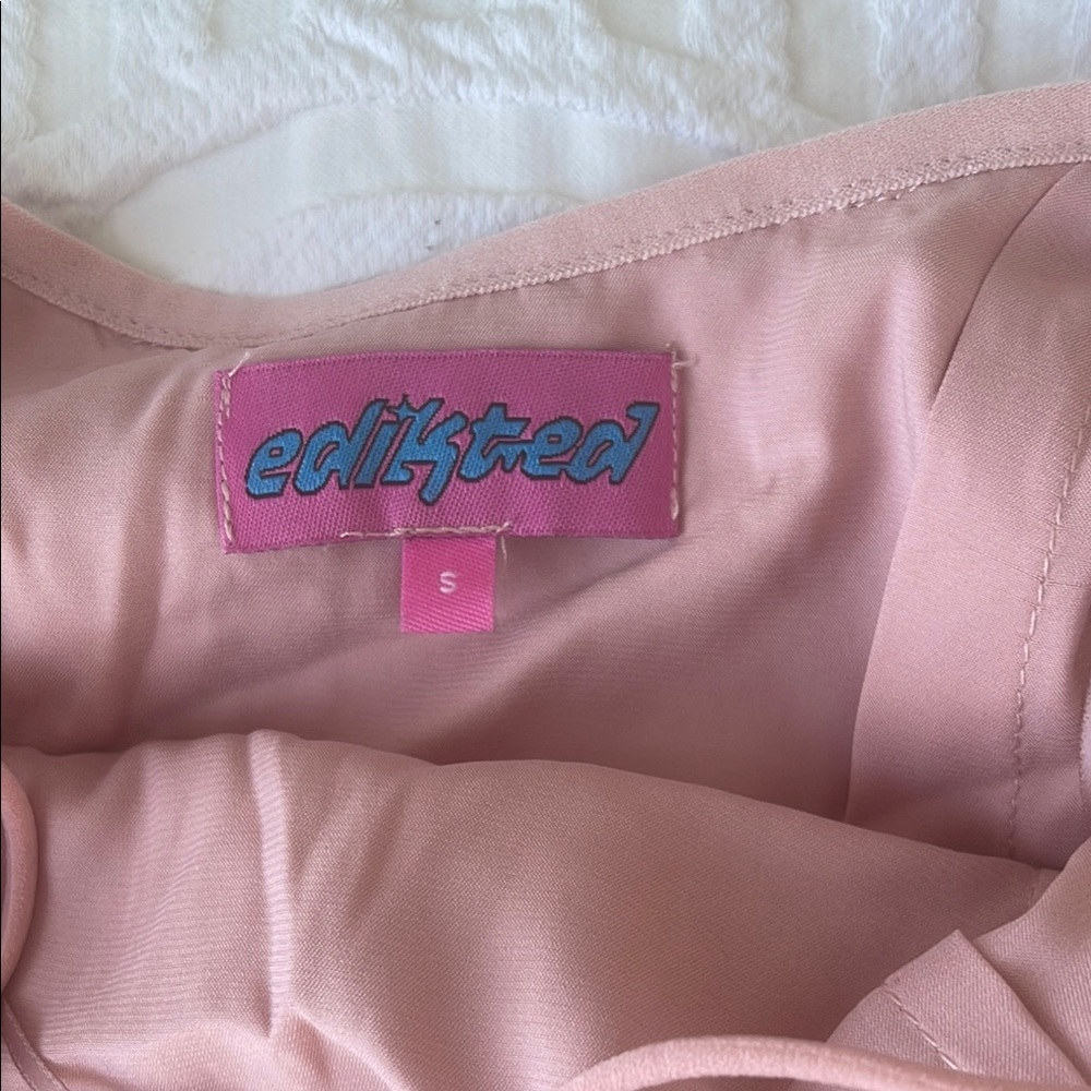 Pink Sequin Strap Dress - Picture 2 of 2